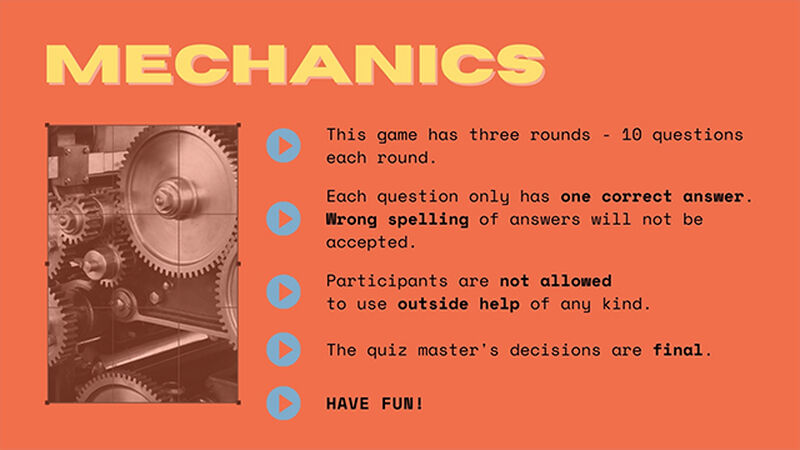 Know It All Trivia Event